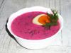 Rote-Bete-Suppe auf Kefir: die klassische kalte Suppe