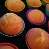 Cupcakes mit Himbeeren auf Kefir: Rezept Schritt für Schritt
