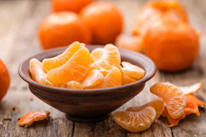 7 Gründe, Mandarine zu essen: Achtung!